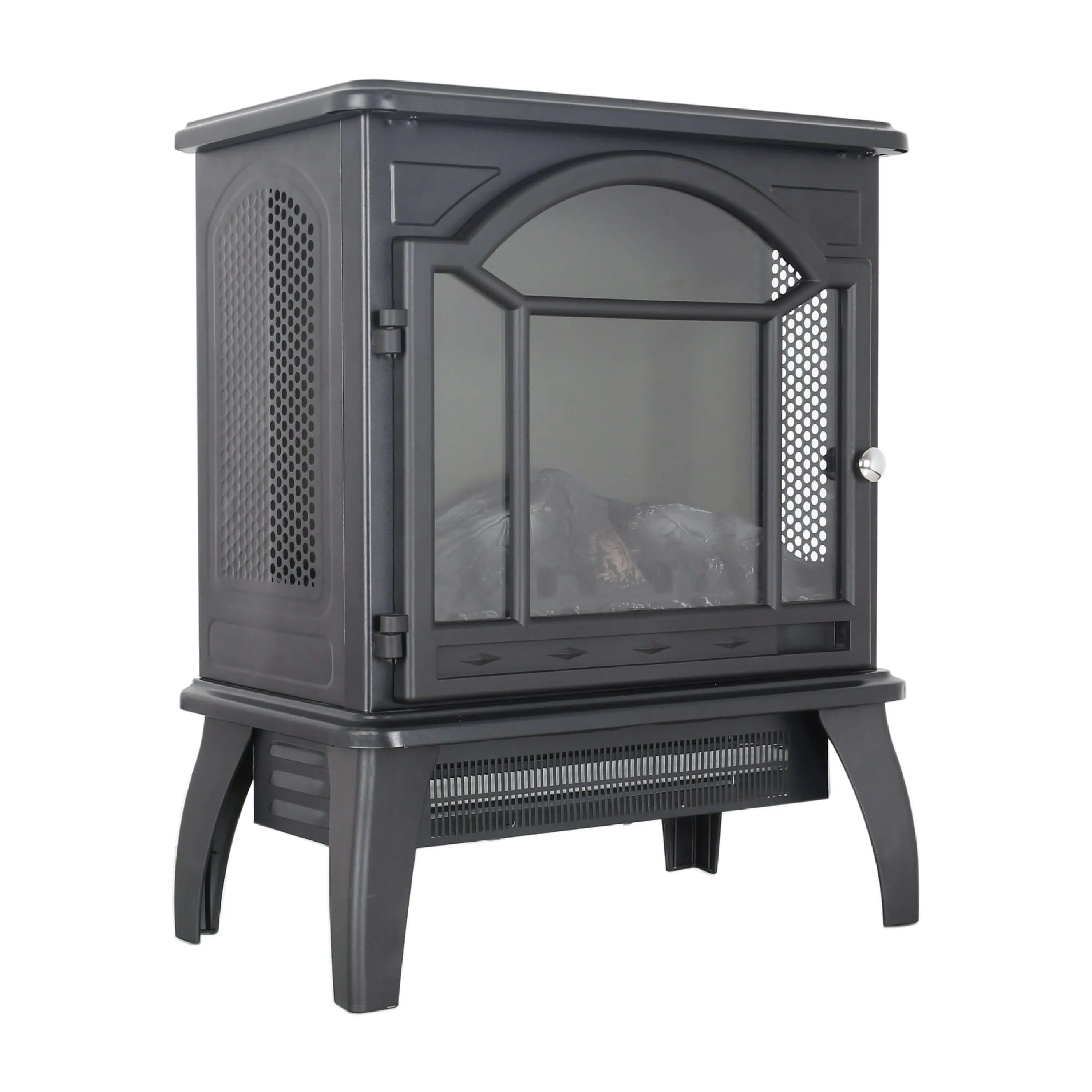 18 Infrared Electric Stove - Remote & Portable | Antique Black