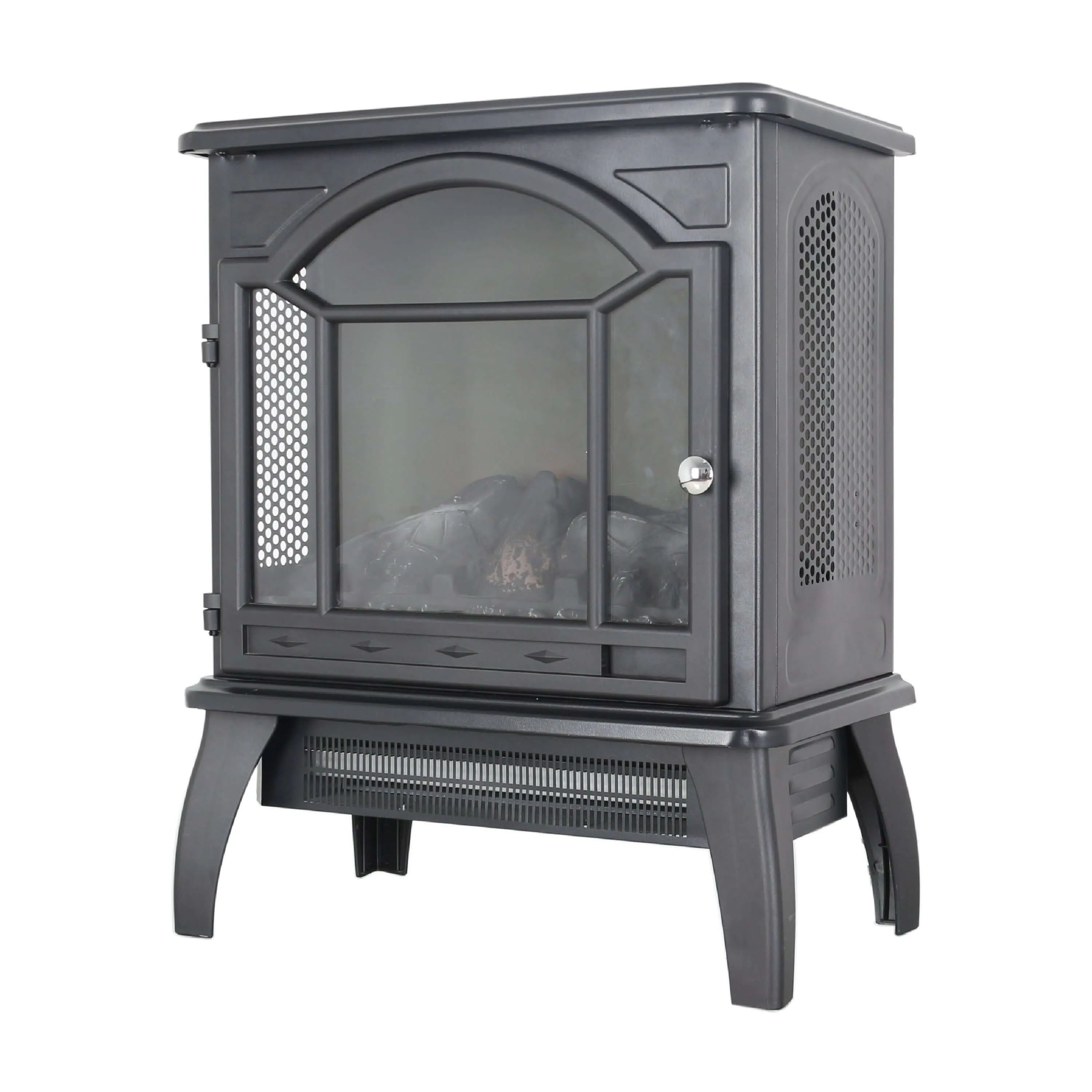18 Infrared Electric Stove - Remote & Portable | Antique Black