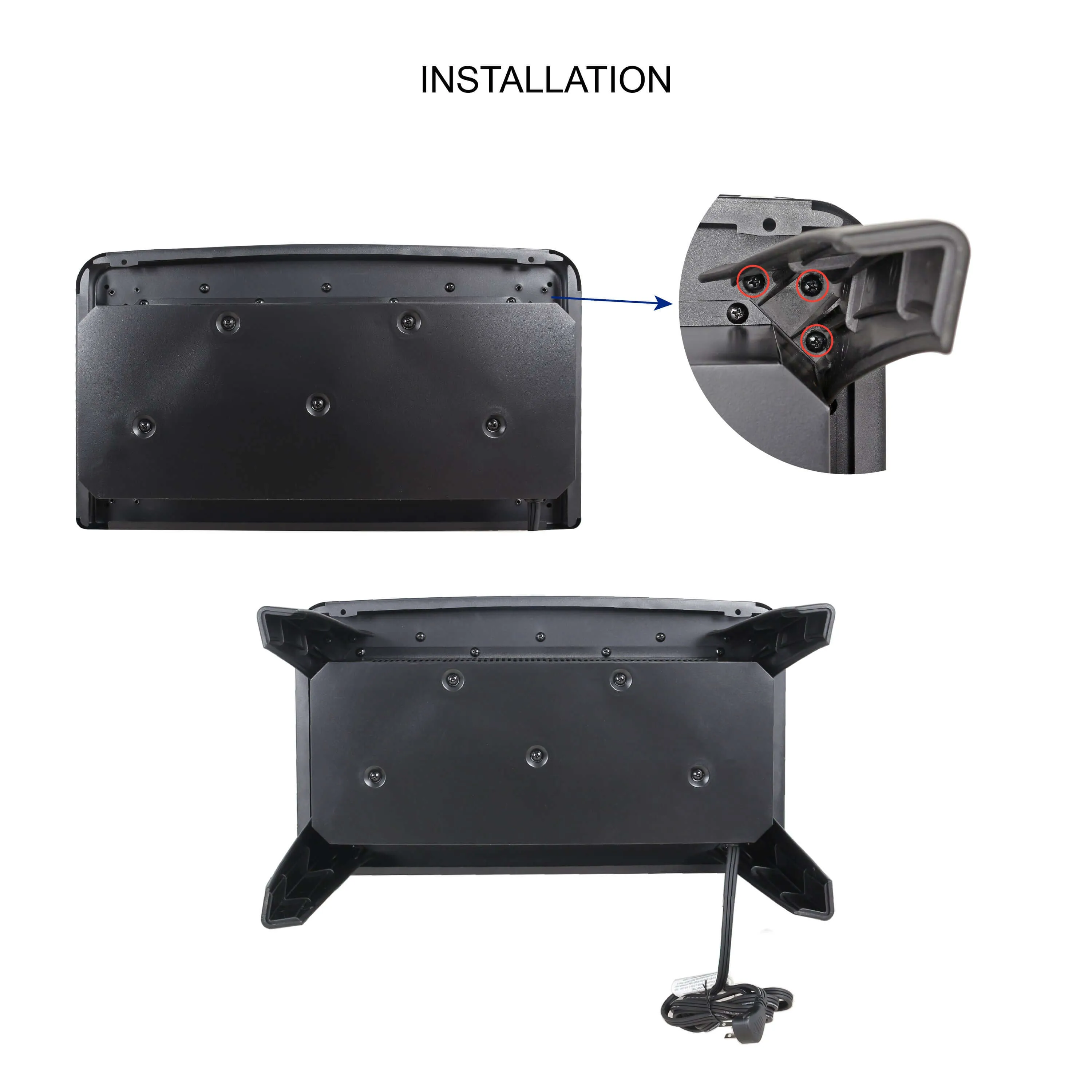 18 Infrared Electric Stove - Remote & Portable | Antique Black