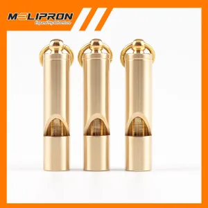 3x Brass Outdoor Survival Whistle