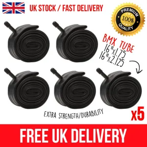 5x BMX 16" Inner Tube