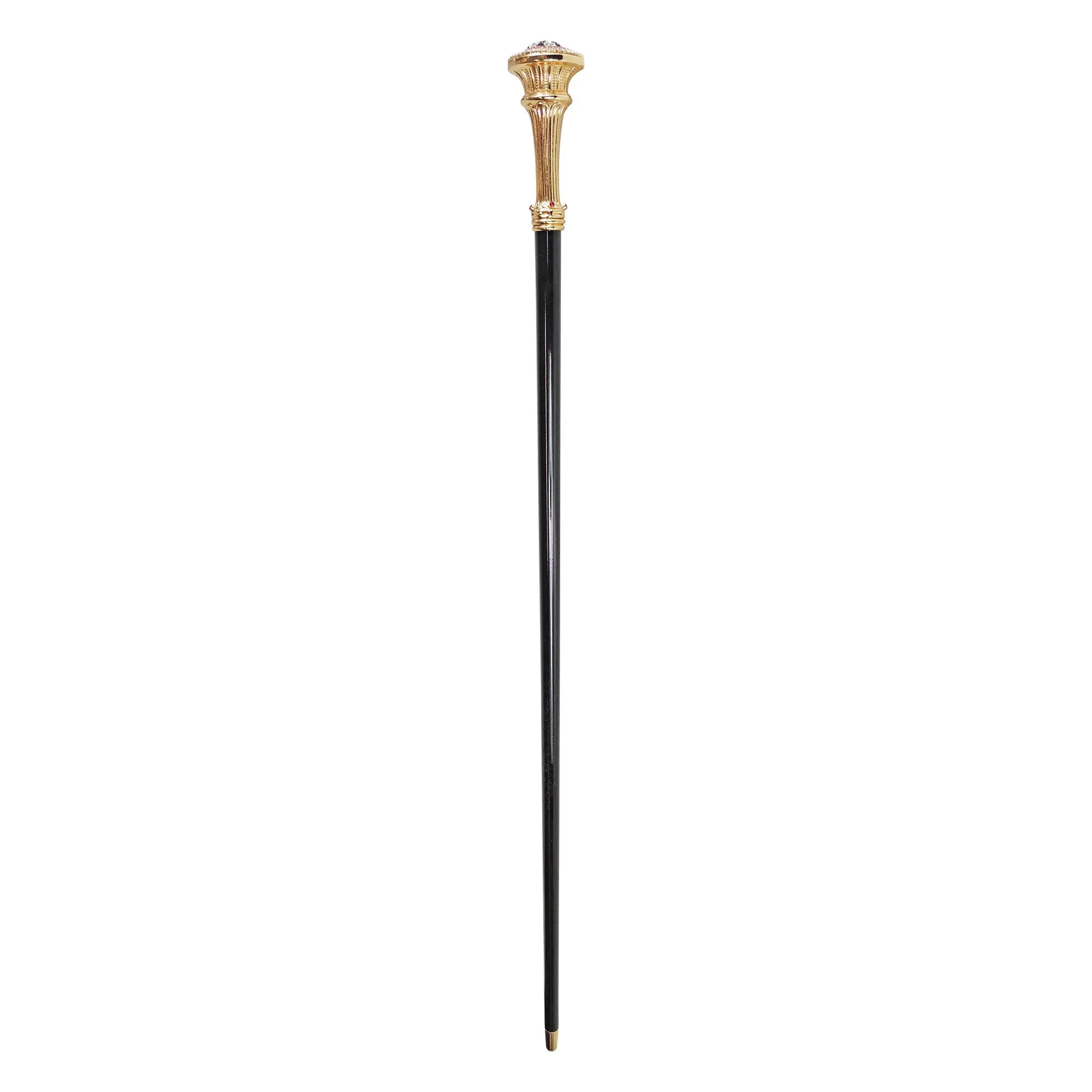 Amazing Walking stick with Red-White-Black crystals
