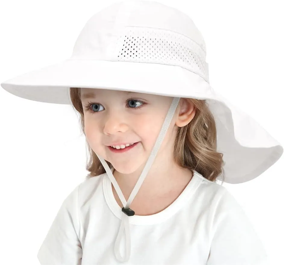 Baby Sun Protection Hat for Infant Toddlers Boys Girls UPF 50  Sunhat for Outdoor Beach Swim