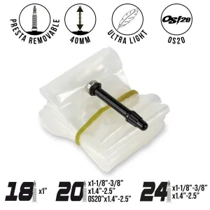 Bluetech  ULTRA LIGHT TUBES PRESTA VALVE 40MM by blue tech