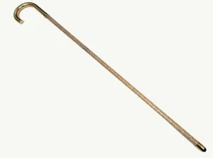Brass Walking Cane Encrusted with Swarovski Elements