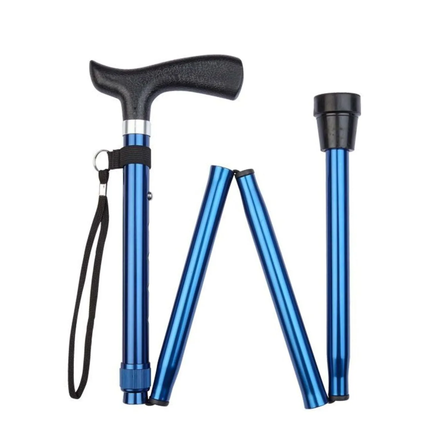 Charles Buyers Blue Folding Stick