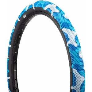 Cult X Vans Tire - 20 x 2.4", Clincher, Wire, Blue Camo/Black