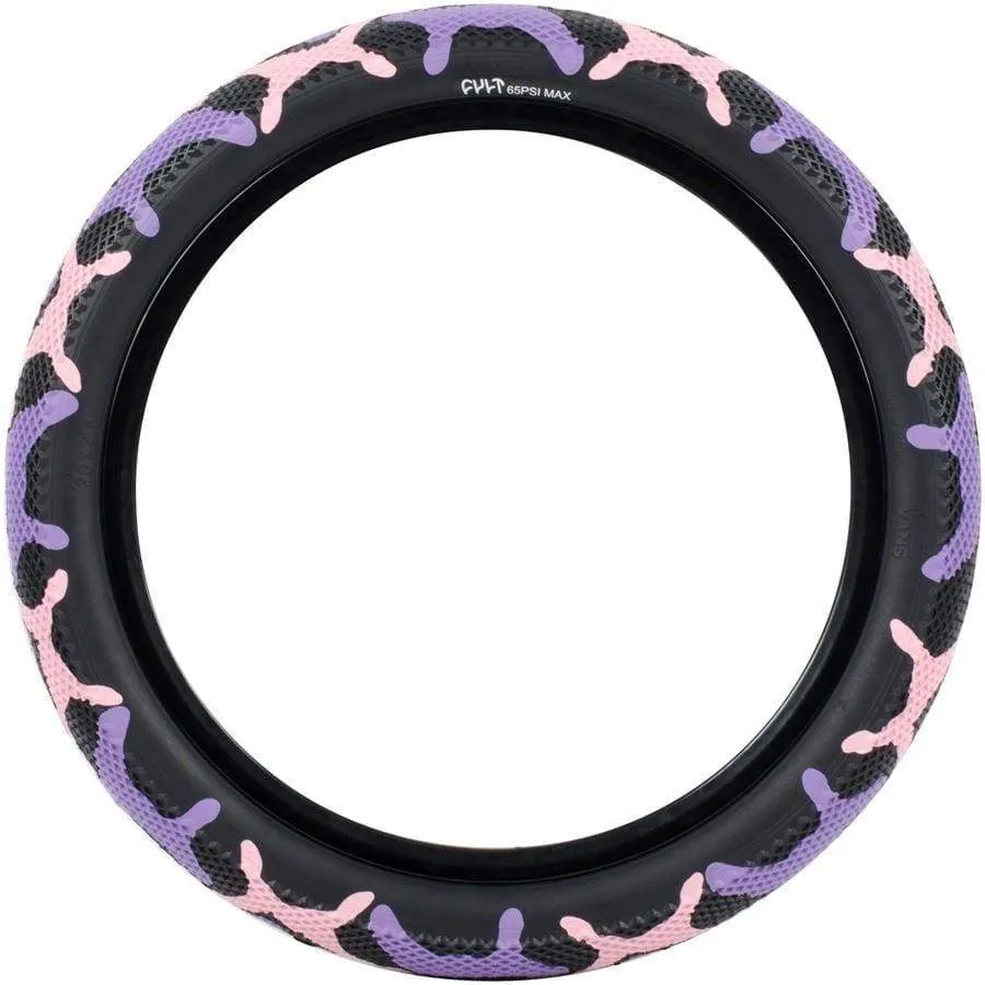 Cult x Vans Tire - 20 x 2.4", Clincher, Wire, Purple Camo/Black