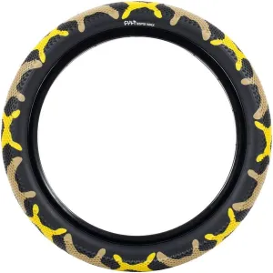 Cult X Vans Tire - 20 x 2.4", Clincher, Wire, Yellow Camo/Black