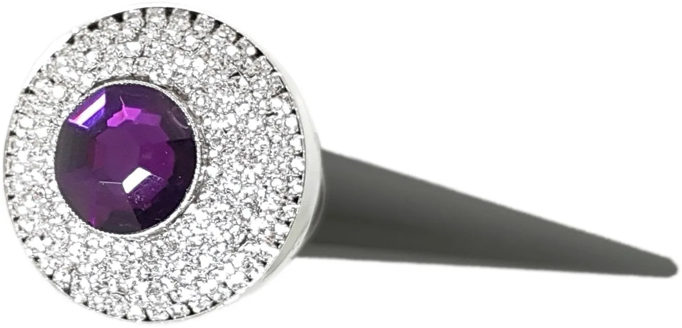 Elegant Walking Sticks - Crystal Encrusted Knob
