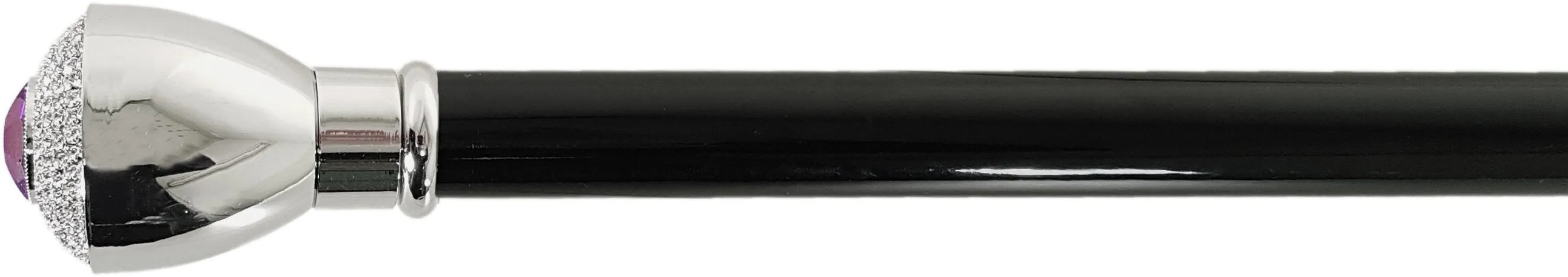 Elegant Walking Sticks - Crystal Encrusted Knob