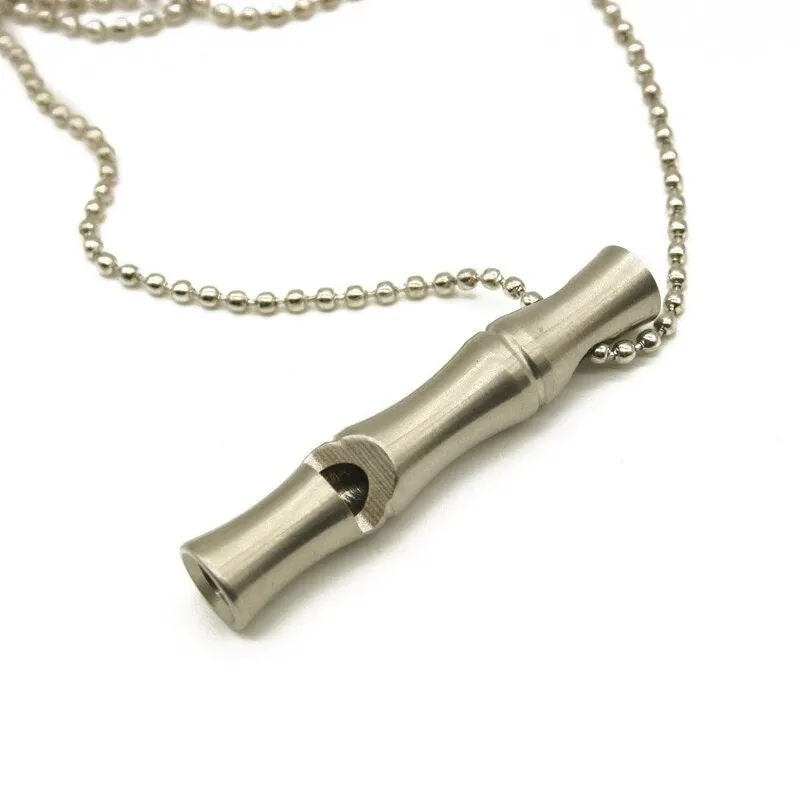 Emergency Whistle: Titanium, Waterproof