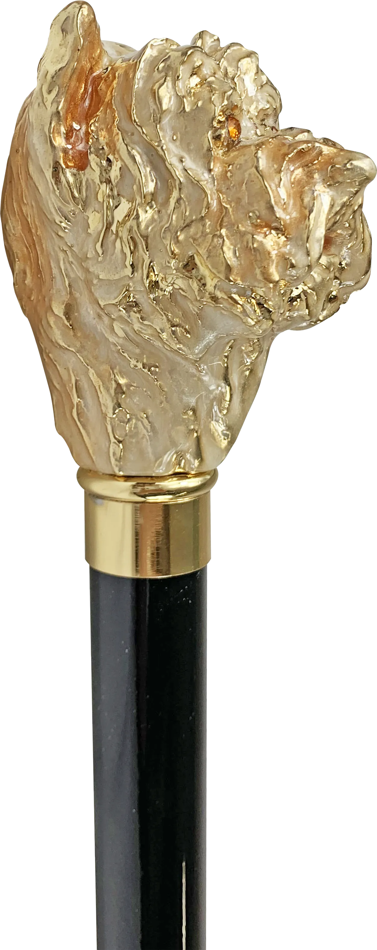 Exclusive gold plated and Hand enamelled dog