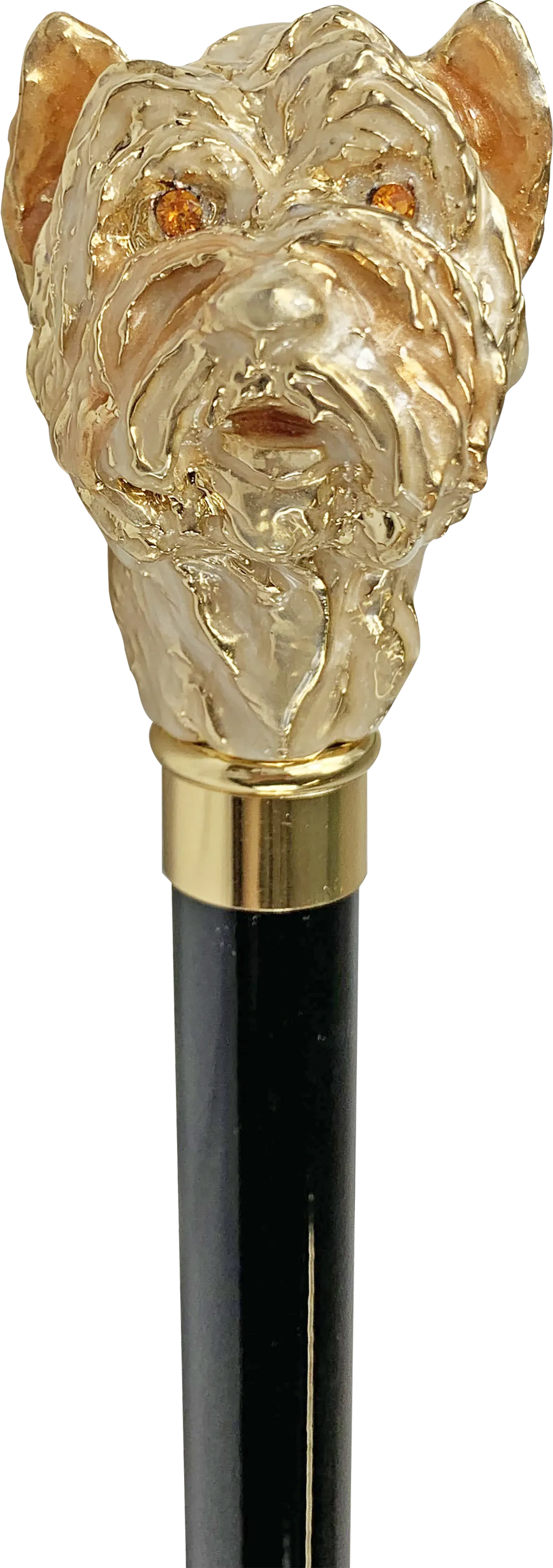 Exclusive gold plated and Hand enamelled dog