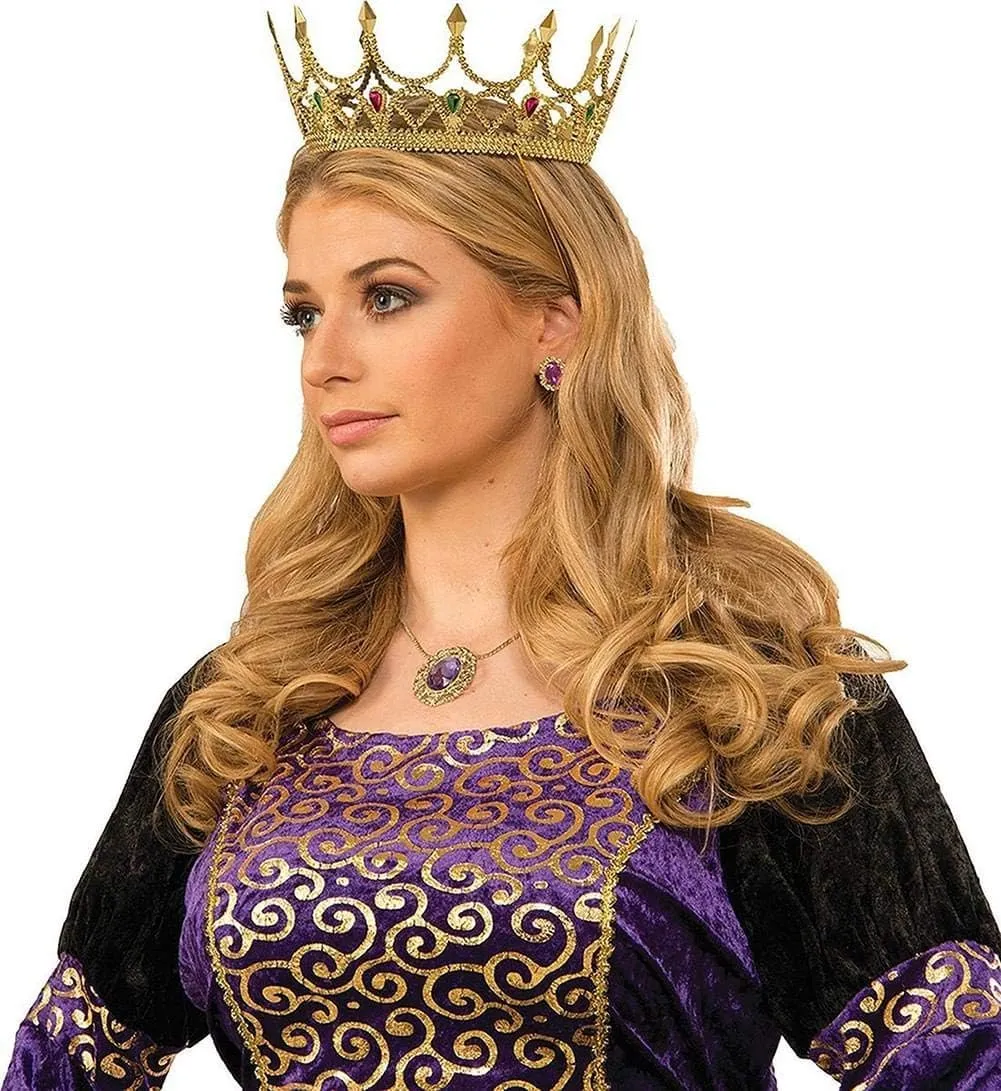 Forum Novelties Royal Queen Crown - Gold Accessory