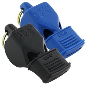 Fox40 Classic/Classic Cmg 2 Pack Whistle Lanyard - Black