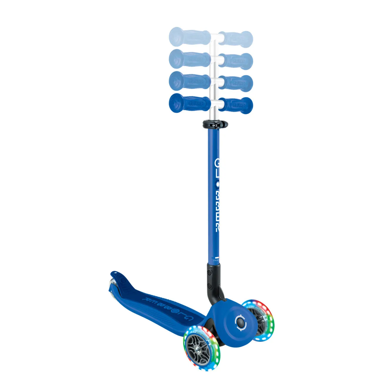 Globber Go Up Active Lights - Navy Blue/Dark Navy Blue