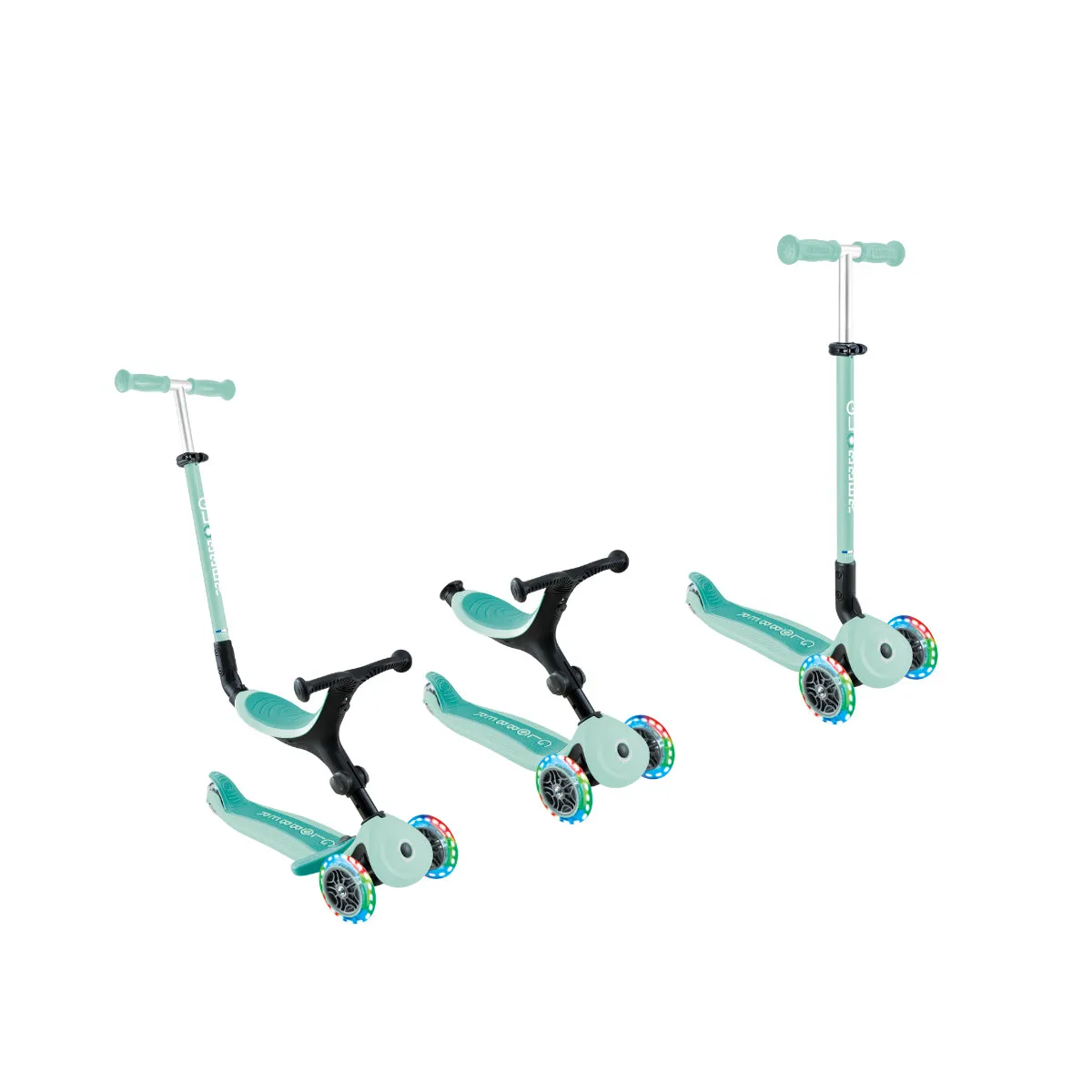 Globber Go Up Active Lights - Navy Blue/Dark Navy Blue