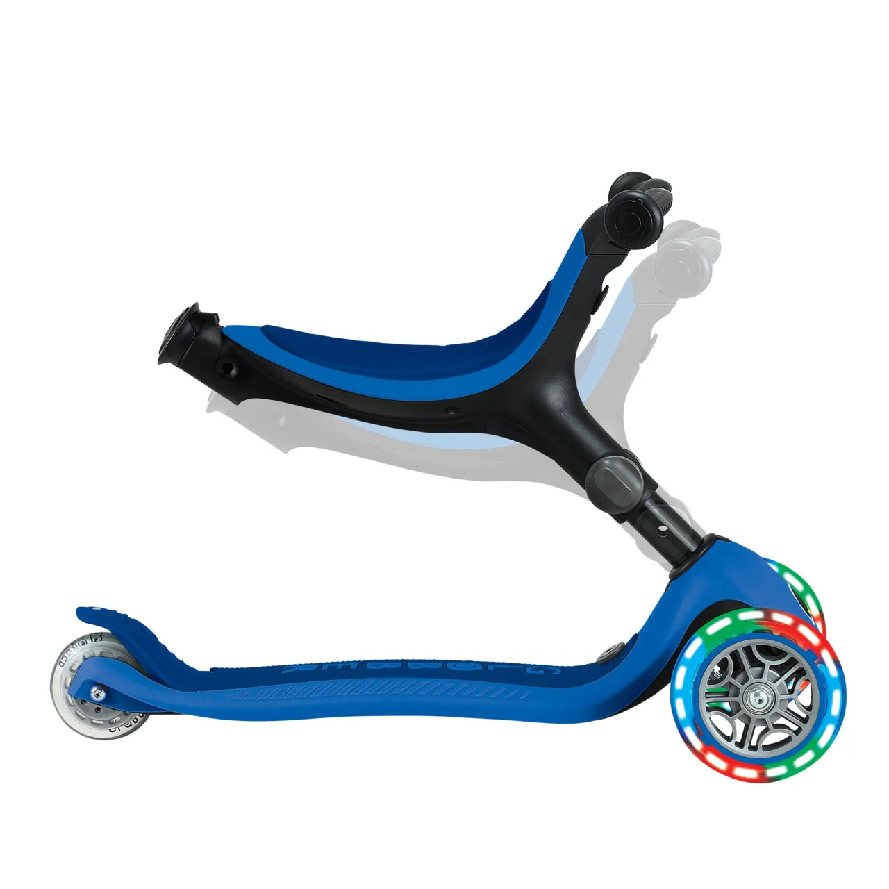 Globber Go Up Active Lights - Navy Blue/Dark Navy Blue