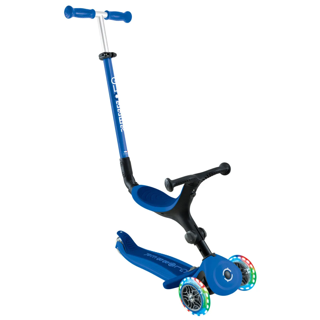 Globber Go Up Active Lights - Navy Blue/Dark Navy Blue