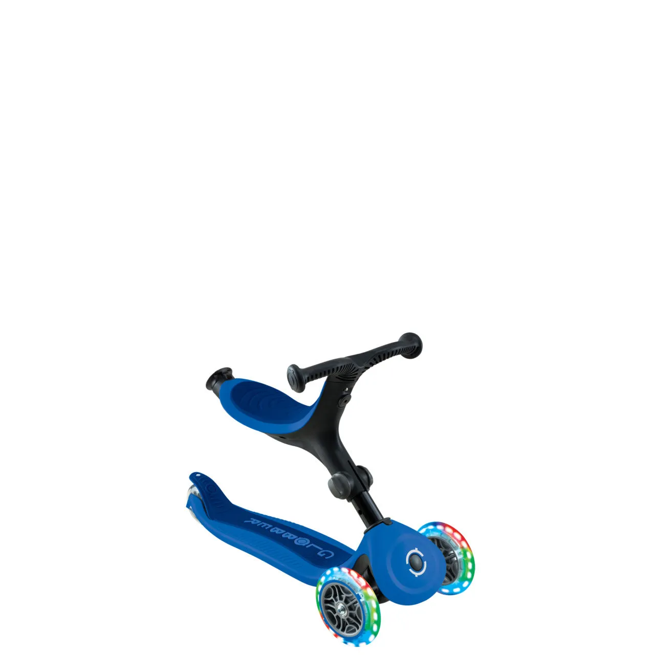 Globber Go Up Active Lights - Navy Blue/Dark Navy Blue