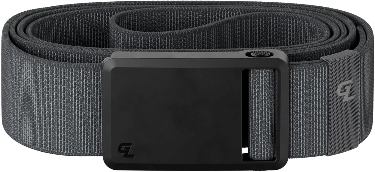 Groove Life Groove Belt Ultra - Men's Stretch Nylon Belt with Magnetic Polymer Buckle, Lightweight, Machine Washable