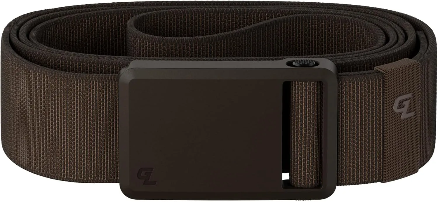Groove Life Groove Belt Ultra - Men's Stretch Nylon Belt with Magnetic Polymer Buckle, Lightweight, Machine Washable