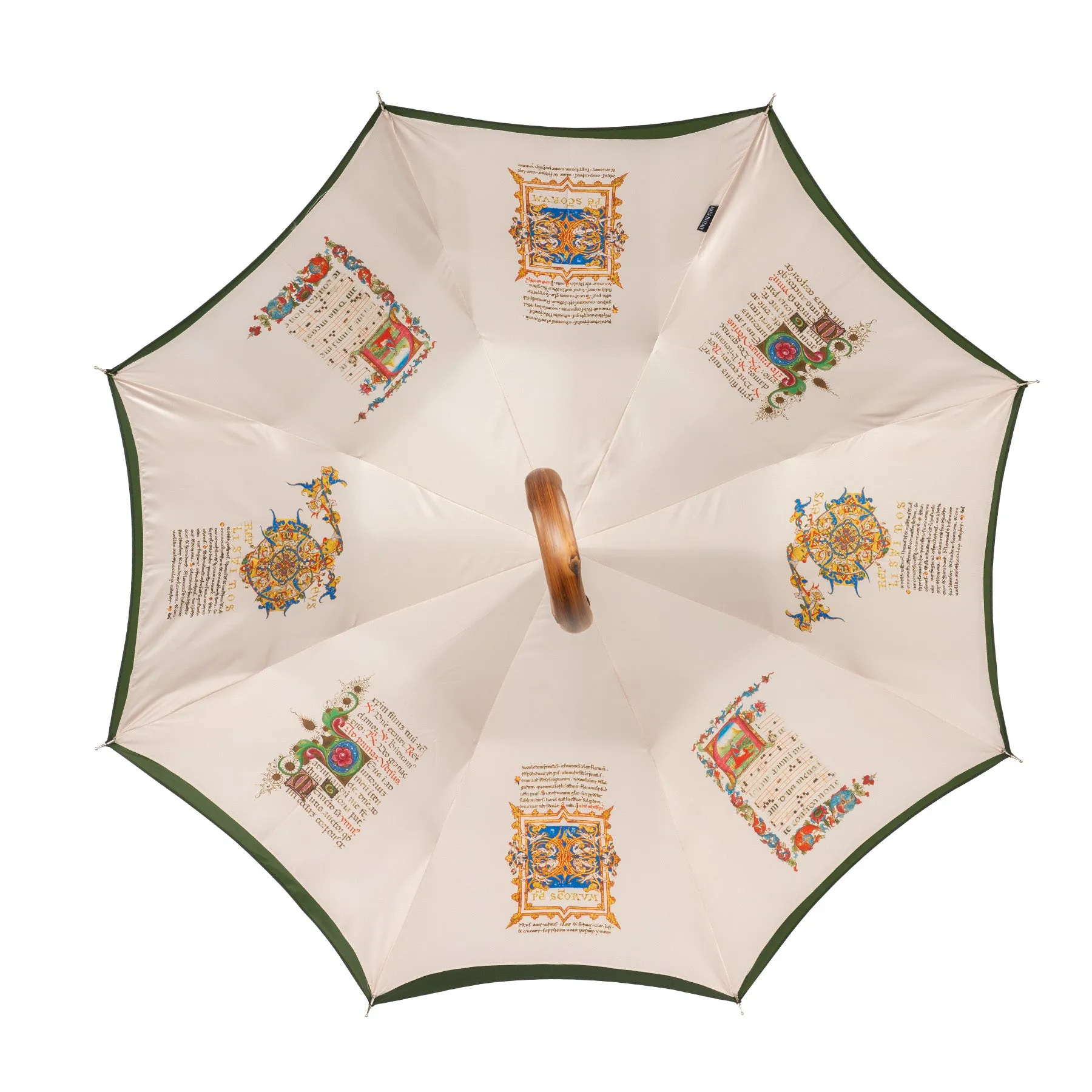 Illuminated Manuscript Umbrella - Green