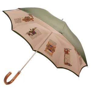 Illuminated Manuscript Umbrella - Green