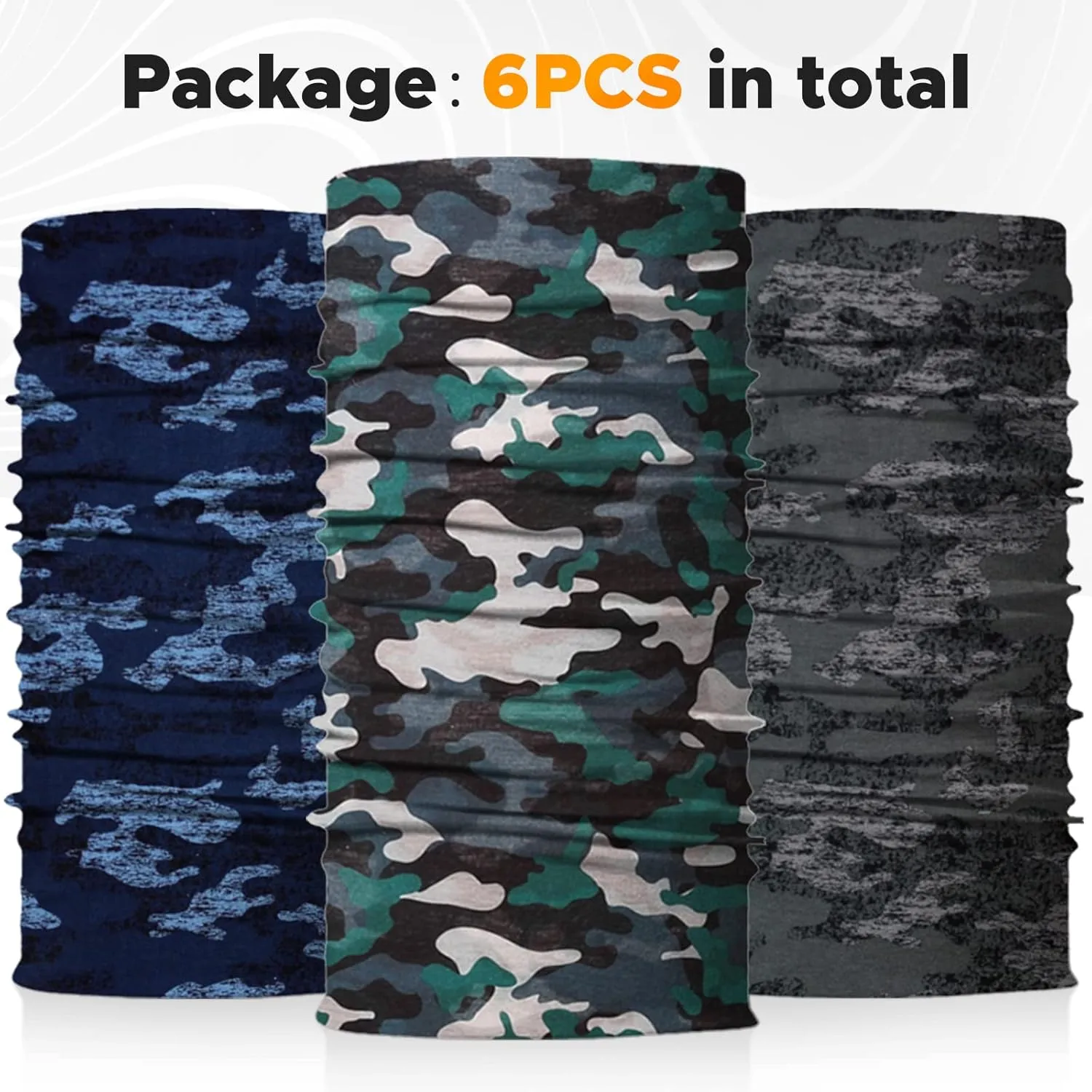 JOEYOUNG Headwear, Bandana, Neck Gaiter Head Wrap Headband Balaclava Magic Scarf