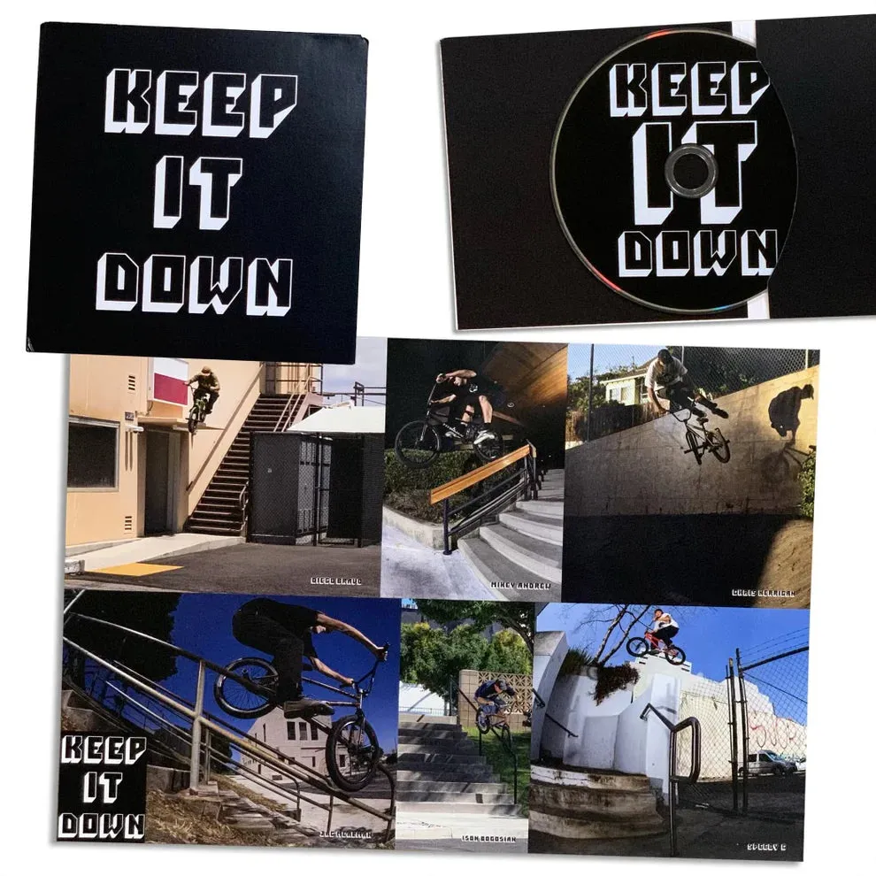 Keep It Down" Bmx DVD w/poster