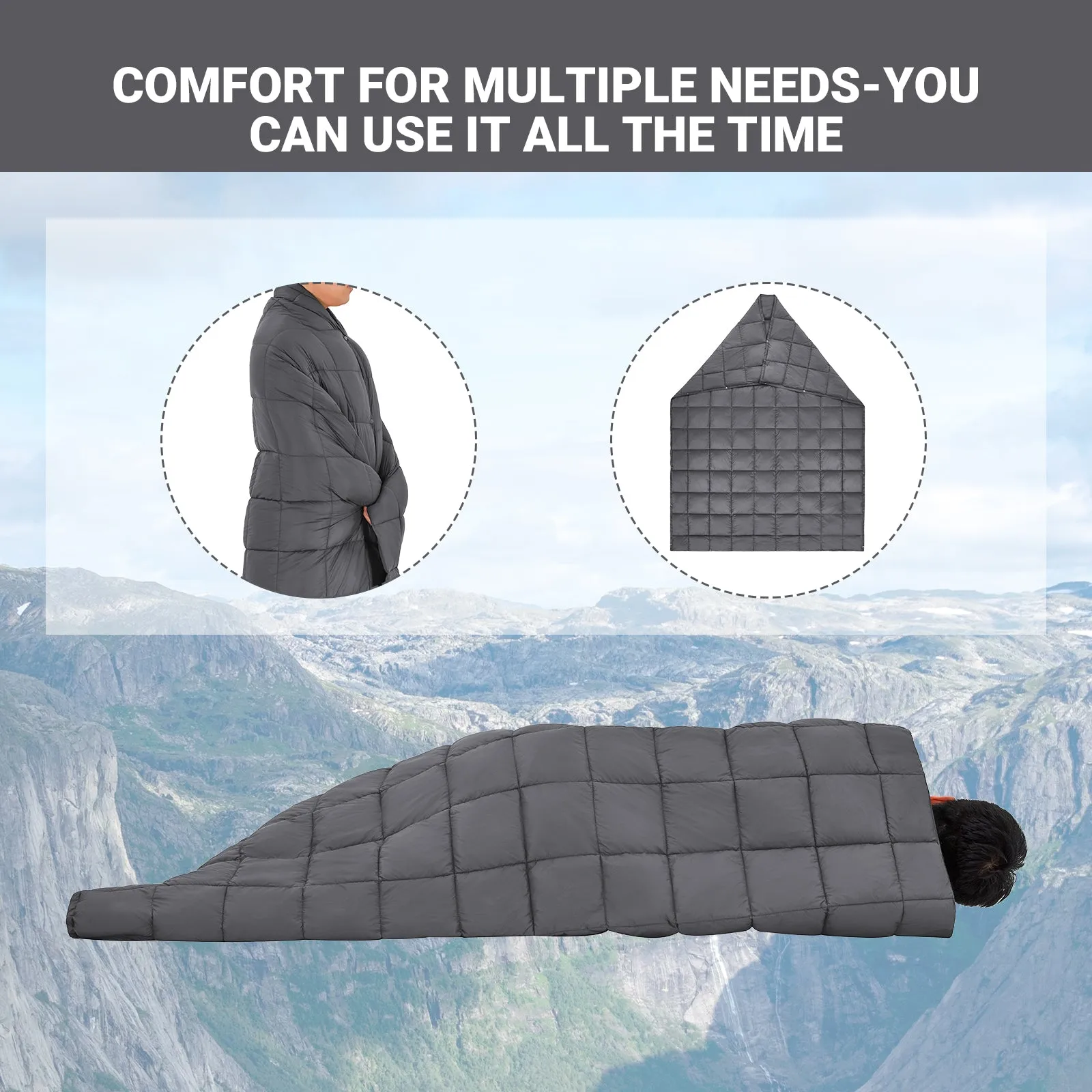 KingCamp 620 FP Lightweight Packable Camping Blanket