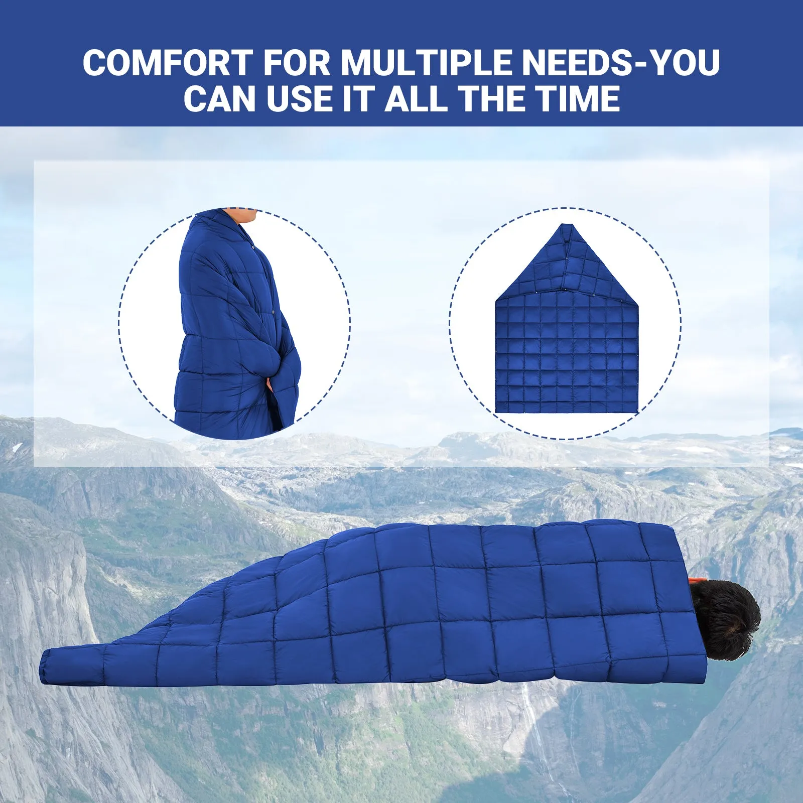 KingCamp 620 FP Lightweight Packable Camping Blanket