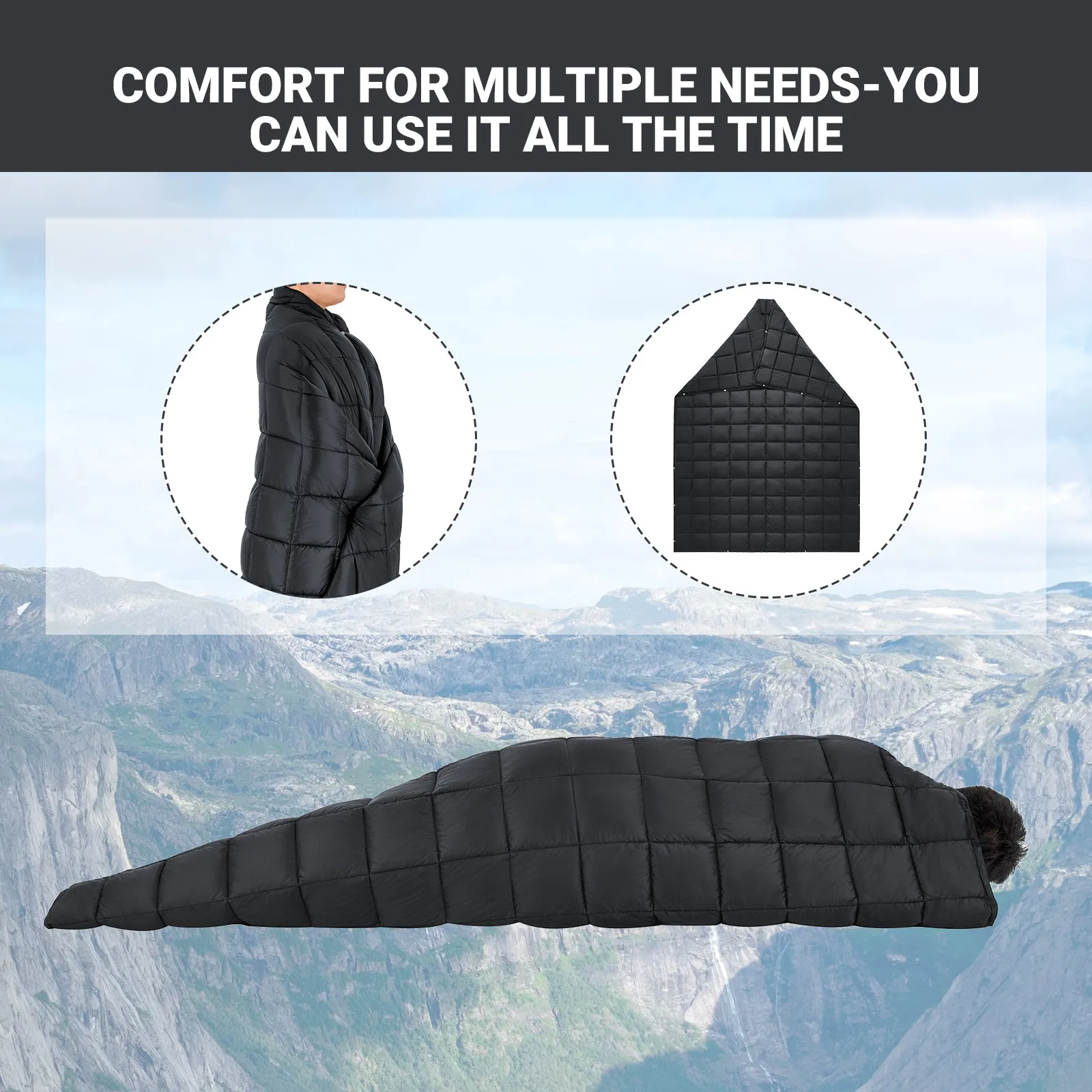 KingCamp 620 FP Lightweight Packable Camping Blanket