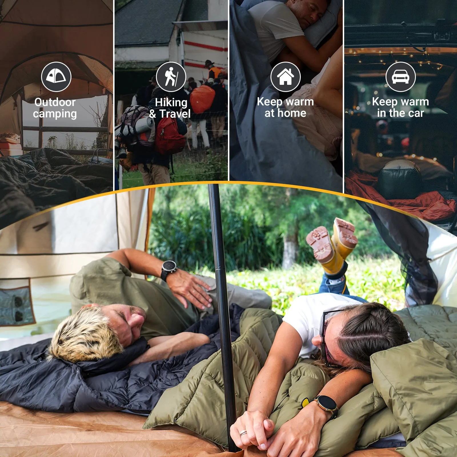 KingCamp 620 FP Lightweight Packable Camping Blanket