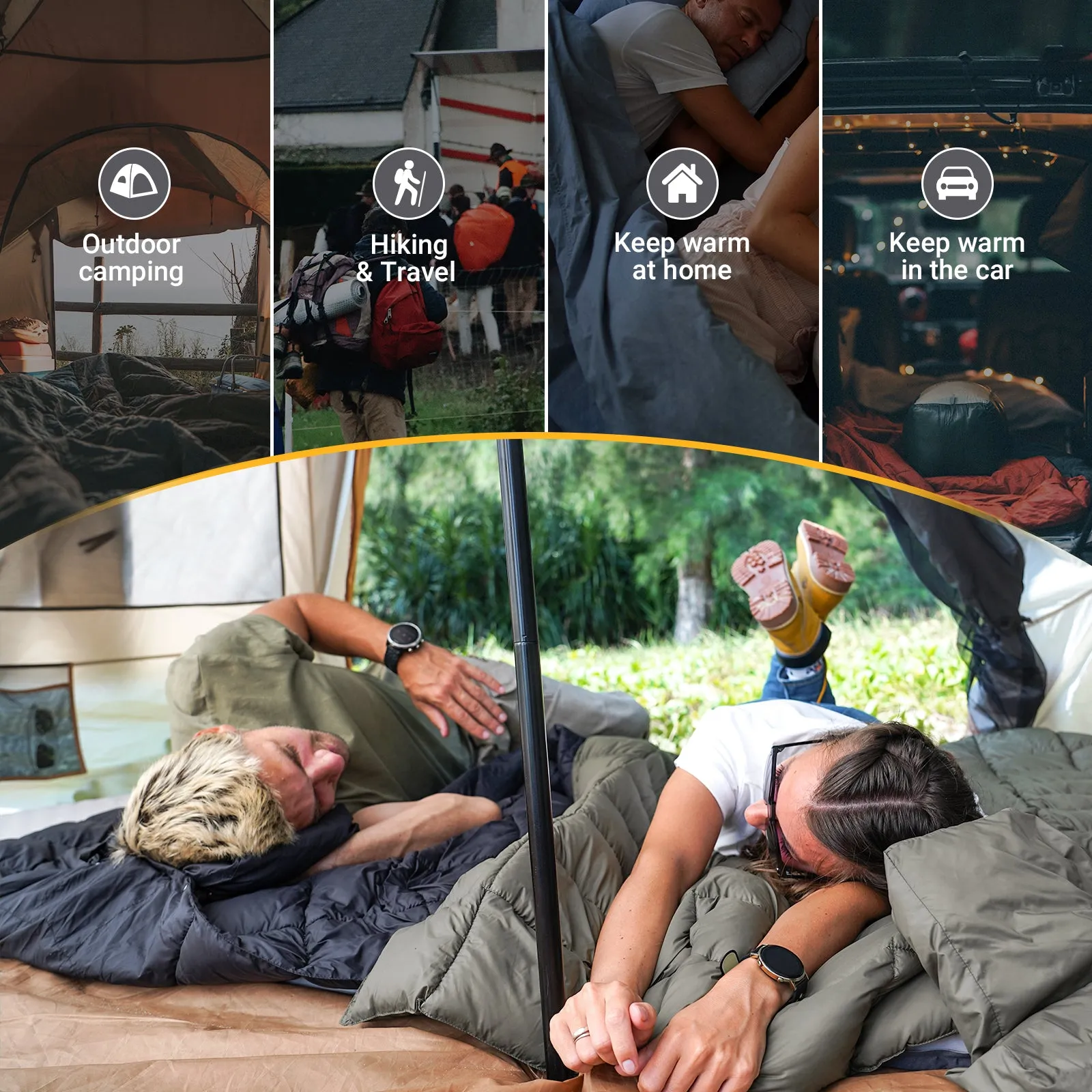 KingCamp 620 FP Lightweight Packable Camping Blanket