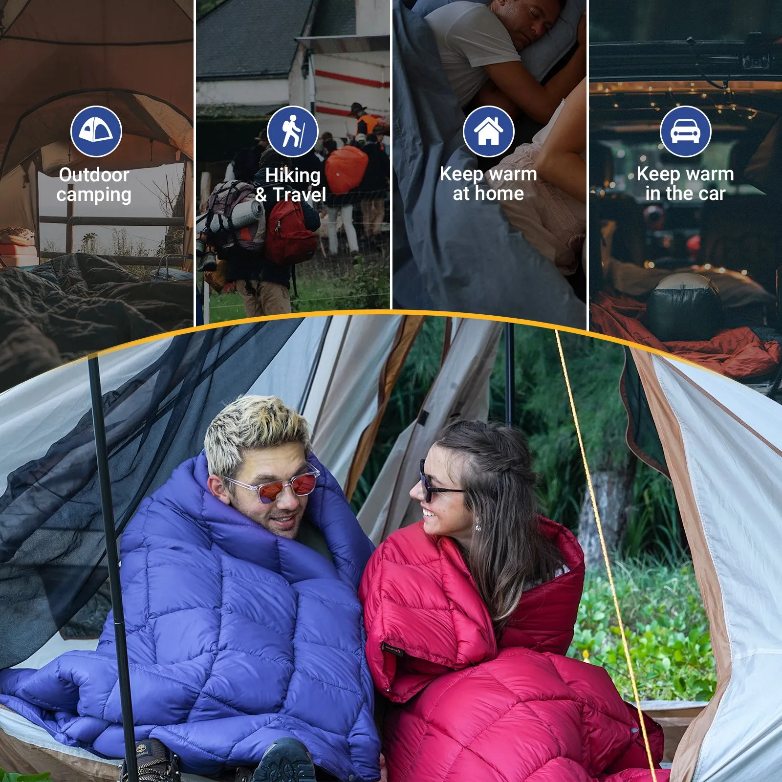 KingCamp 620 FP Lightweight Packable Camping Blanket