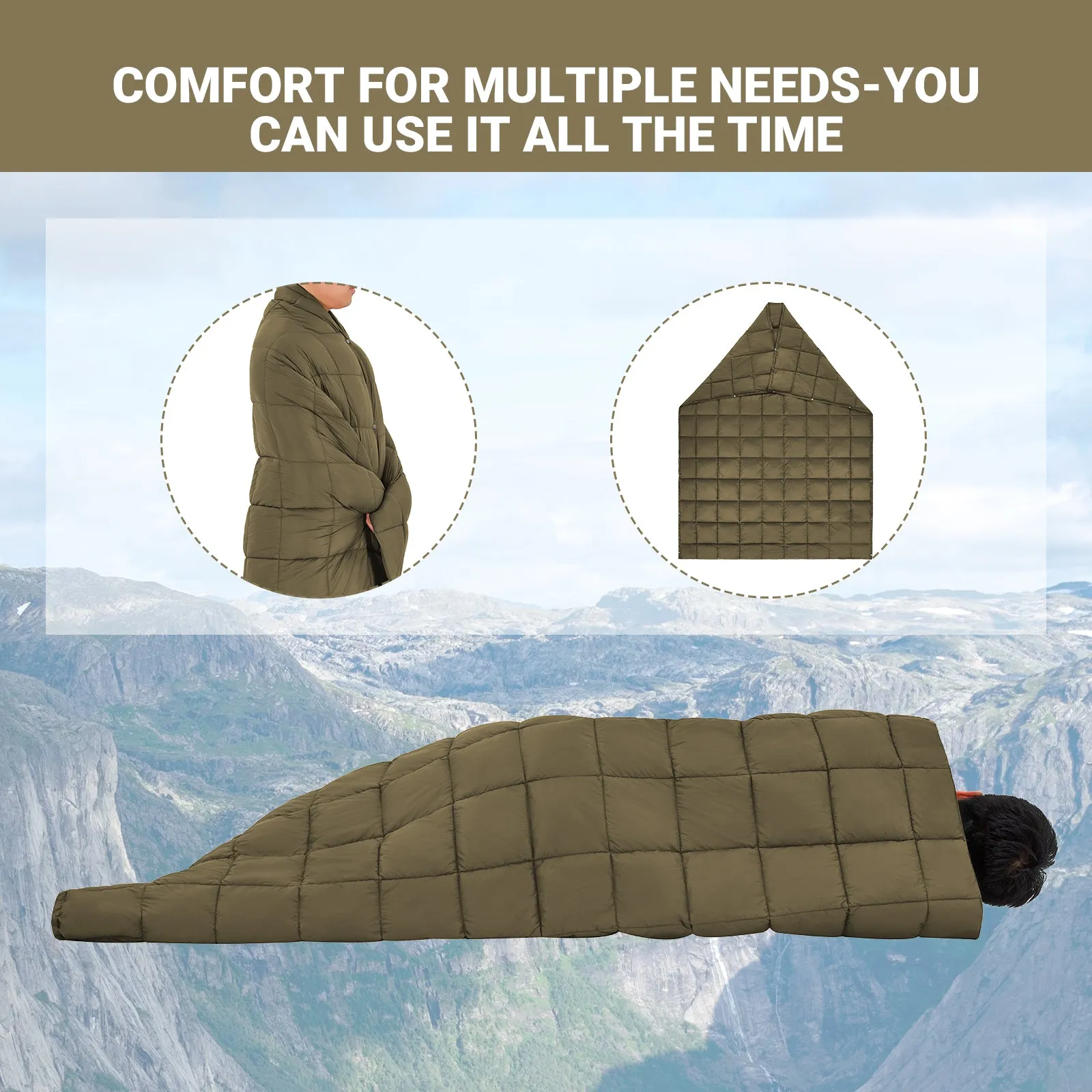 KingCamp 620 FP Lightweight Packable Camping Blanket