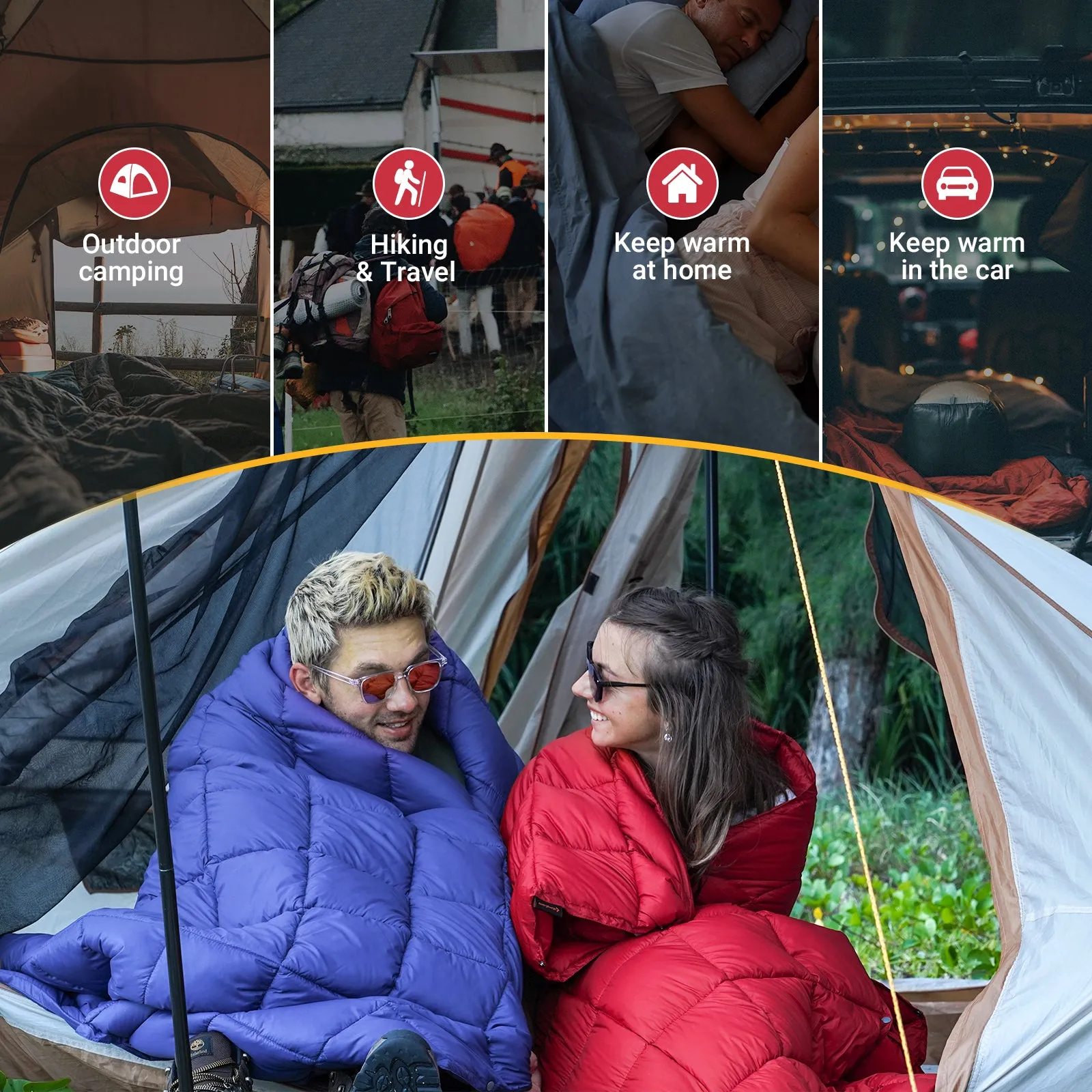 KingCamp 620 FP Lightweight Packable Camping Blanket