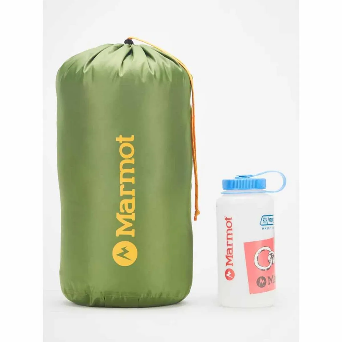 Marmot Men's Never Winter 30Â° Sleeping Bag - Nori/Red Sun