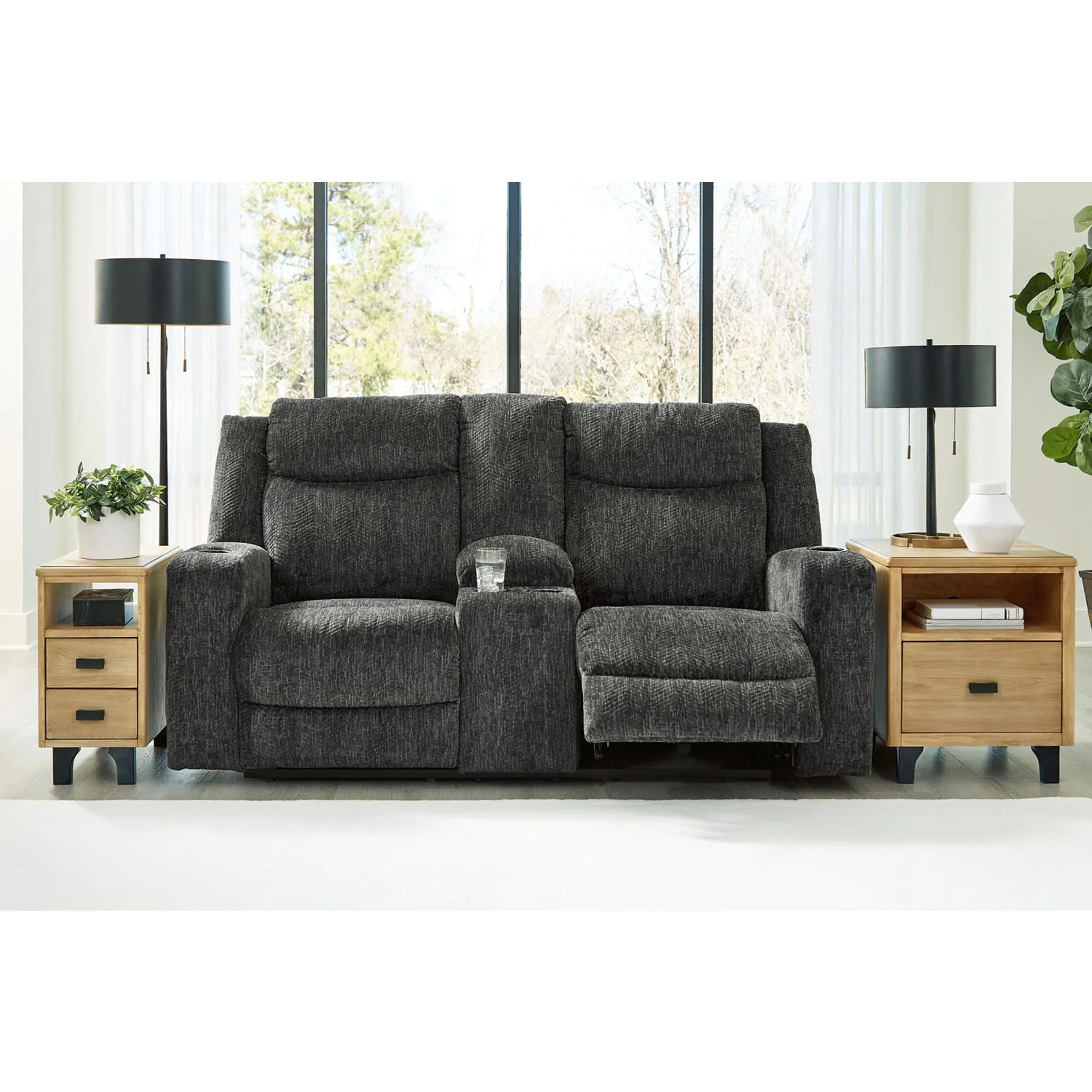 Martinglenn Power Reclining Loveseat with Console
