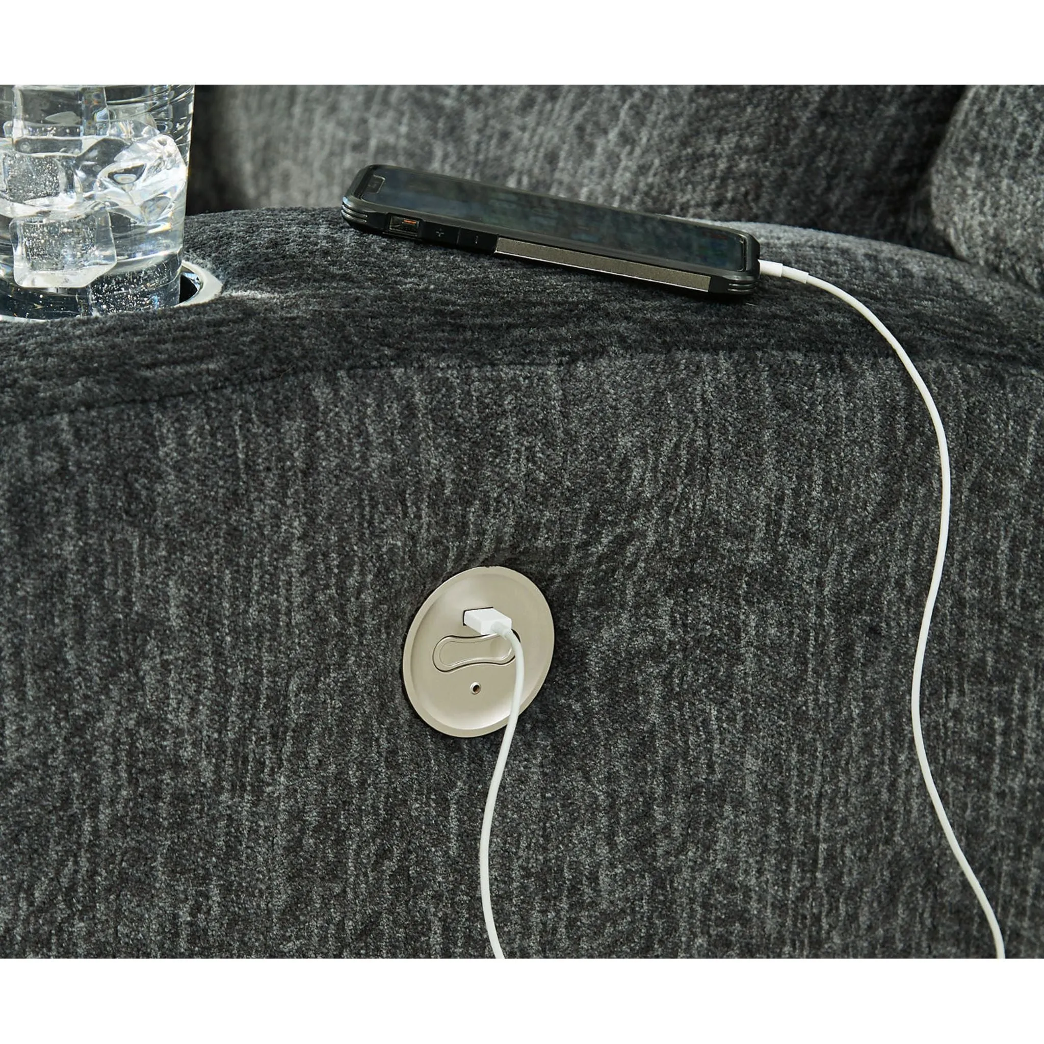 Martinglenn Power Reclining Loveseat with Console