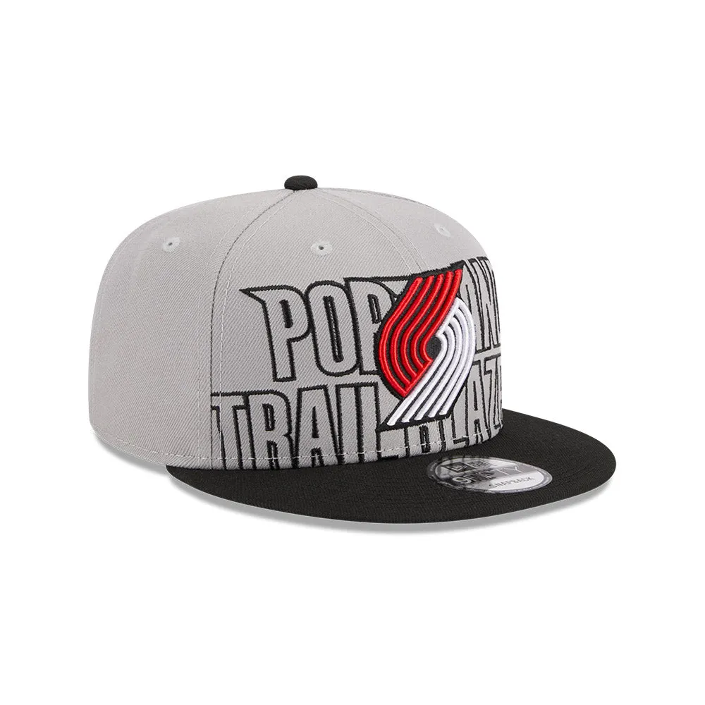 New Era 9Fifty NBA 2023 Draft Portland Trail Blazers Grey Black