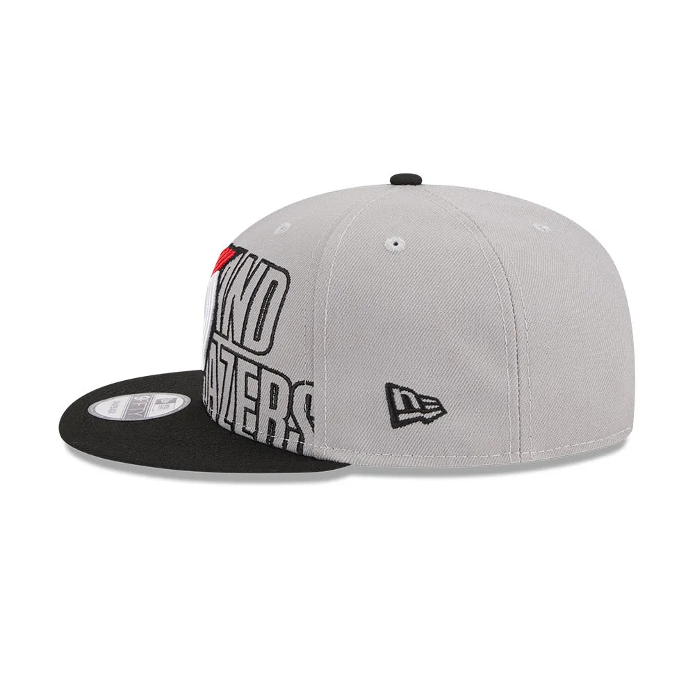 New Era 9Fifty NBA 2023 Draft Portland Trail Blazers Grey Black