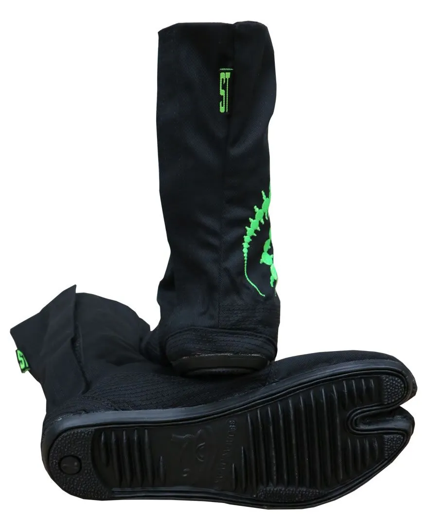 Ninja Boot  : UV Lime Tri-skelion