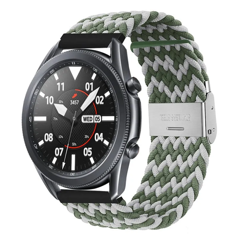 Nylon Braided Loop Watch Straps Compatible with the Garmin Approach S40