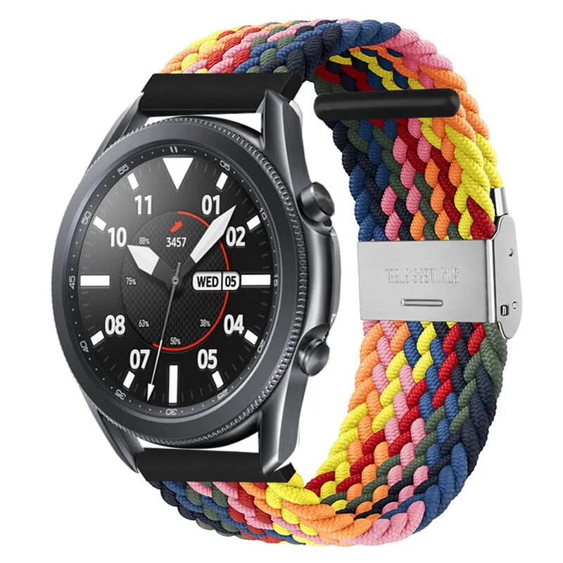 Nylon Braided Loop Watch Straps Compatible with the Garmin Approach S40
