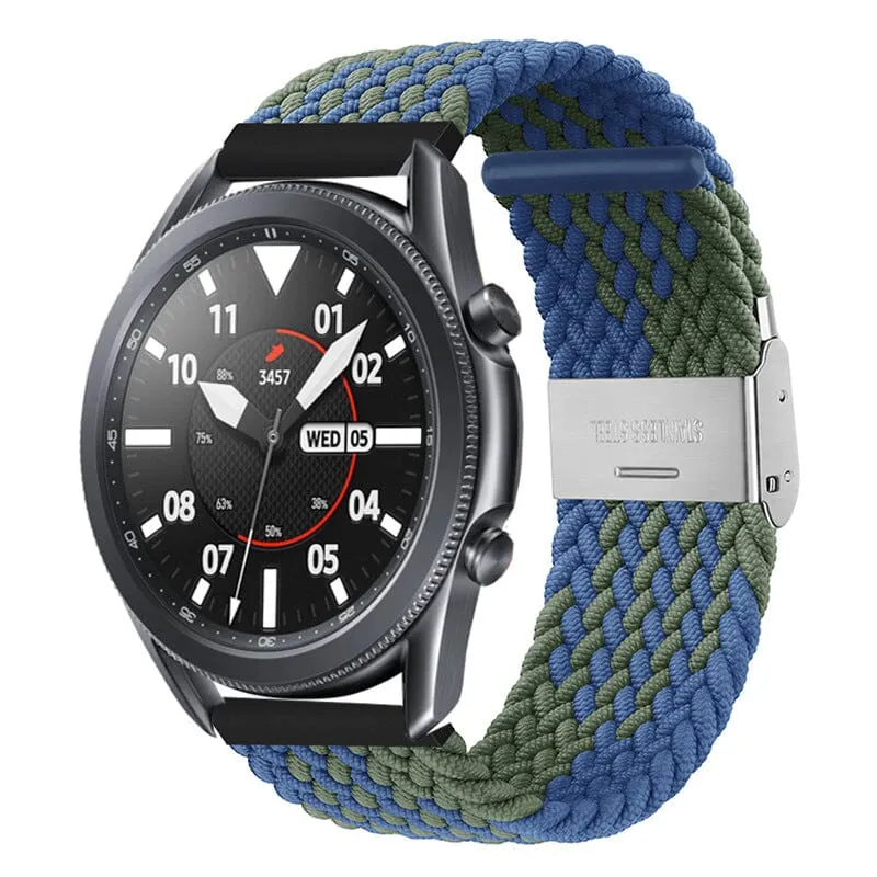 Nylon Braided Loop Watch Straps Compatible with the Garmin Approach S40