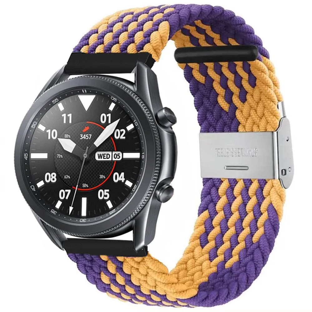 Nylon Braided Loop Watch Straps Compatible with the Garmin Approach S40