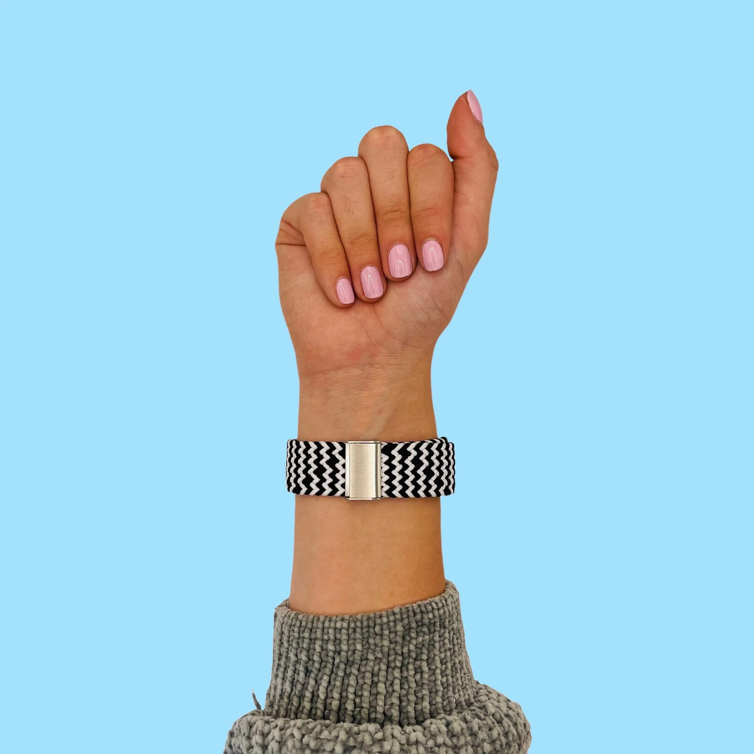 Nylon Braided Loop Watch Straps Compatible with the Garmin Approach S40